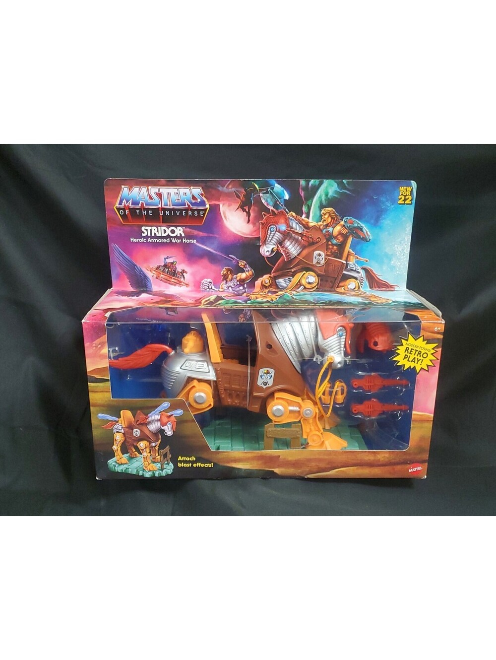 Mattel MOTU STRIDOR Heroic Armored War Horse! He-Man Origins NEW 2022 Sealed